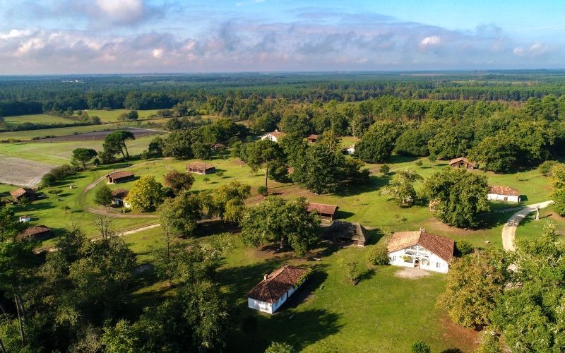 Histoire et paysage à l'écomusée de Marquèze dans les Landes de Gascogne